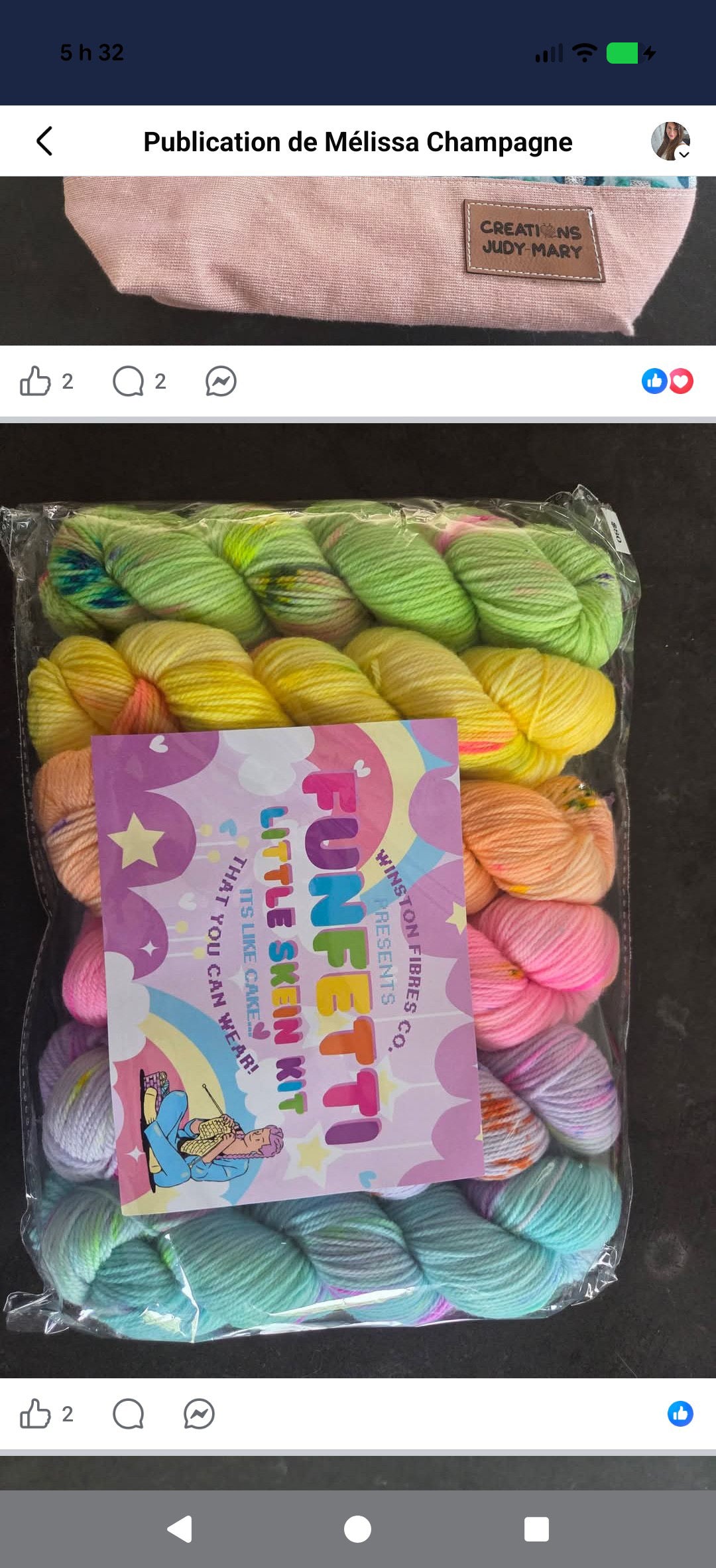Funfetti Kit & Giddeon Skein for Kim