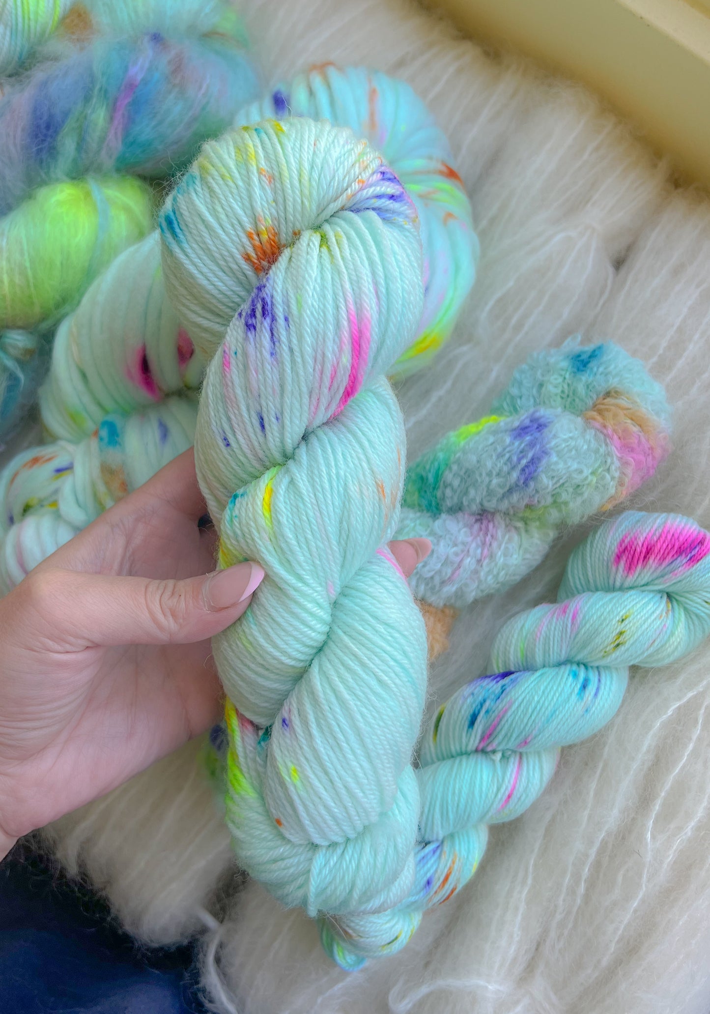 Funfetti Teal Blue