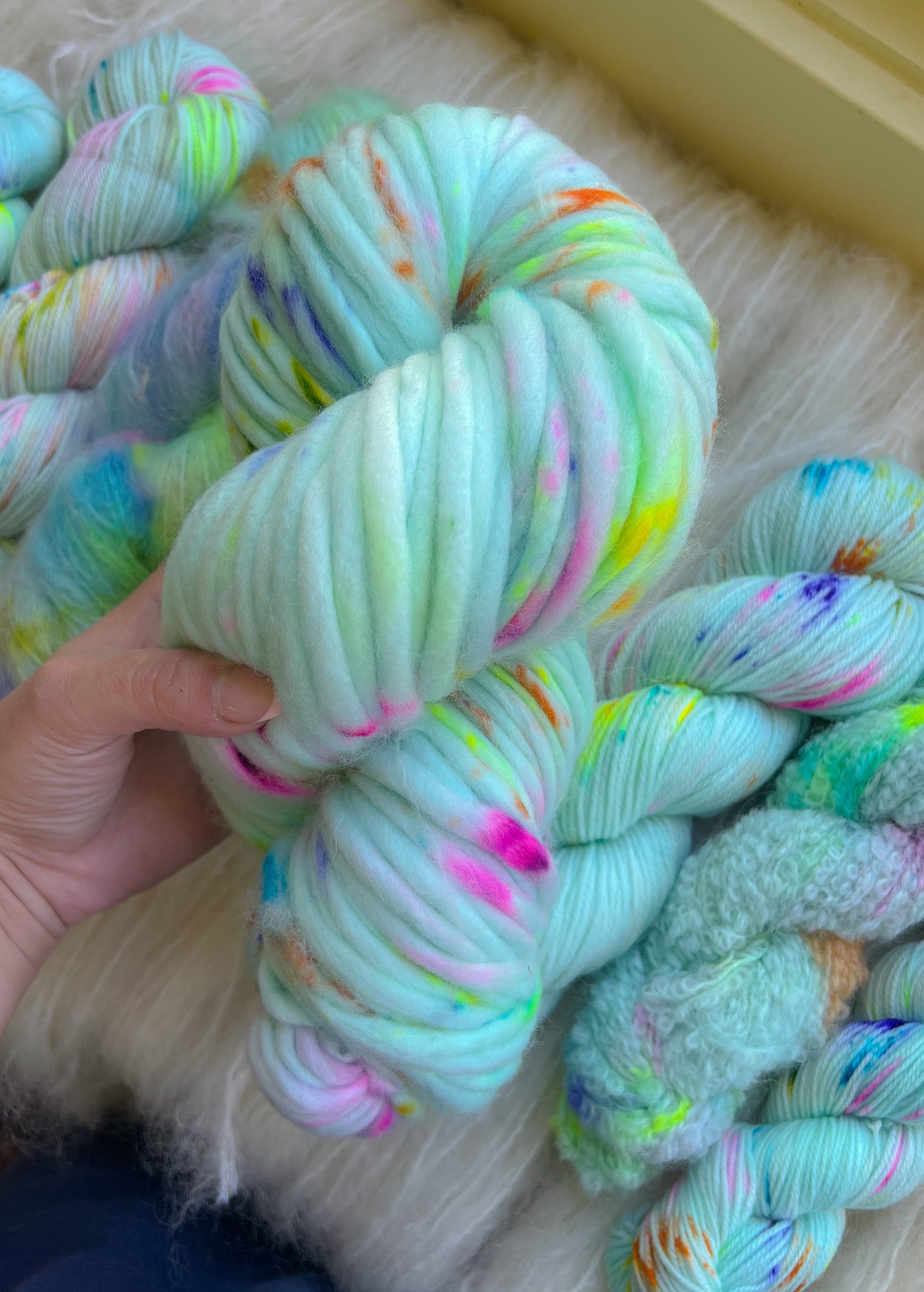Funfetti Teal Blue