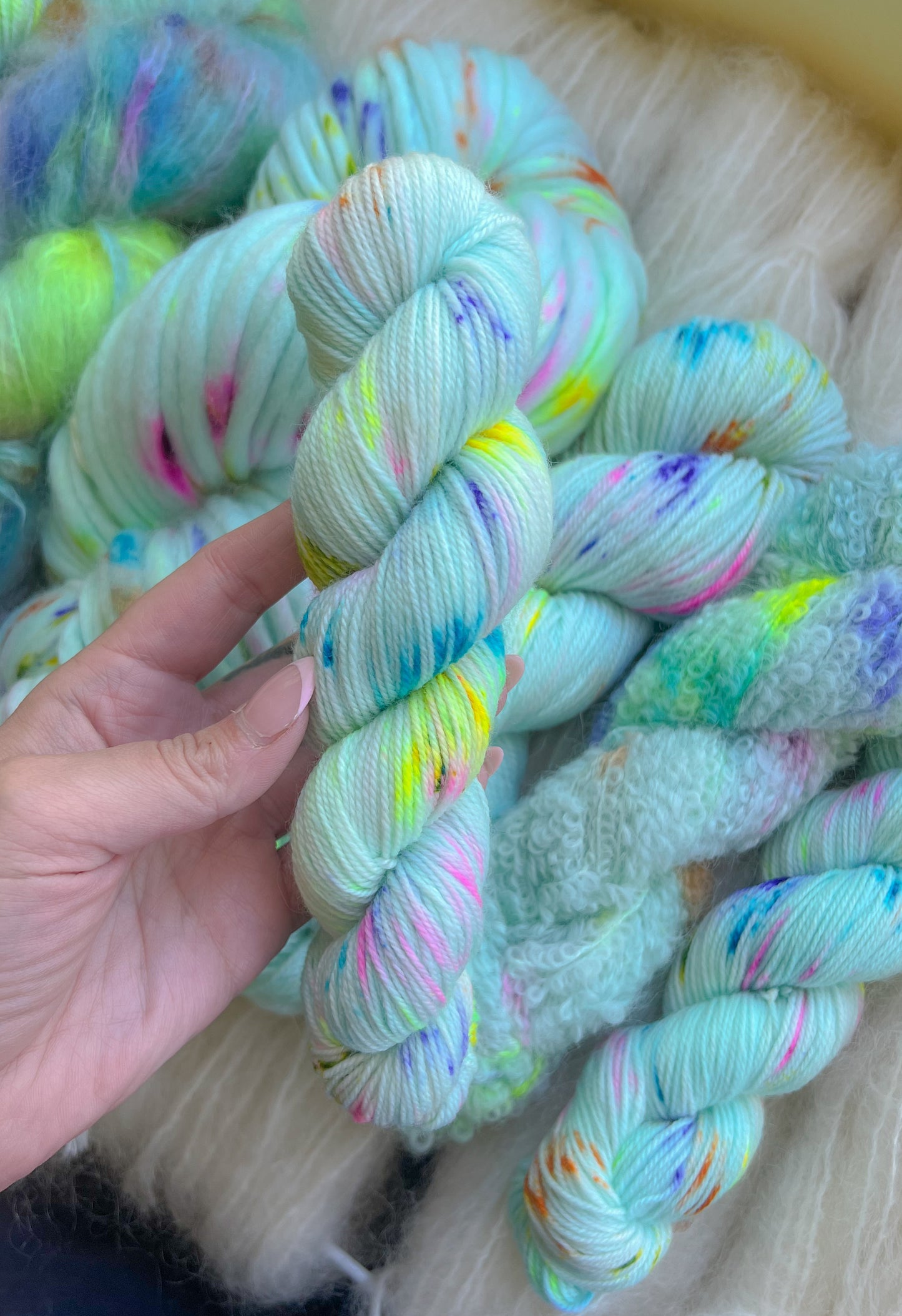 Funfetti Teal Blue