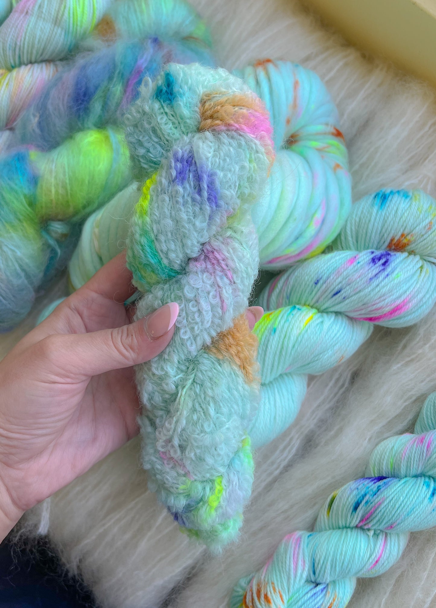 Funfetti Teal Blue