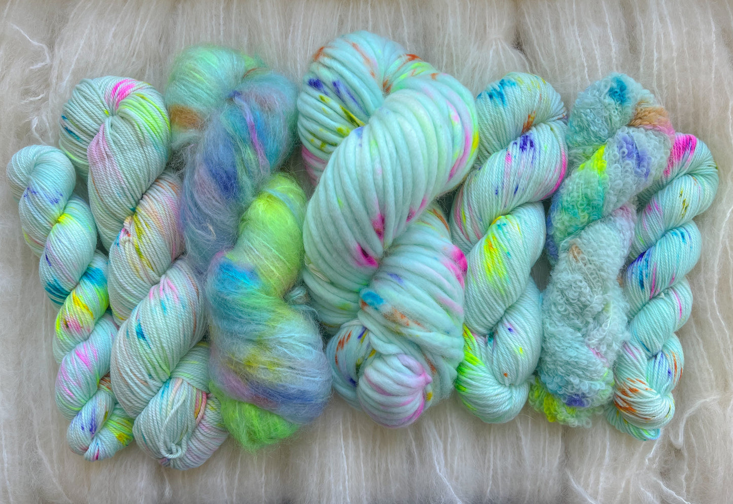 Funfetti Teal Blue